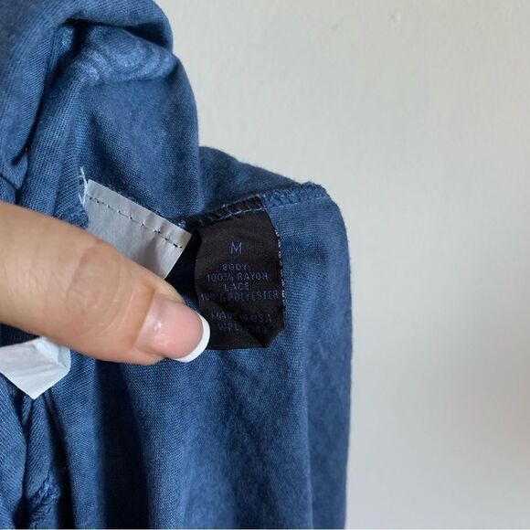 NWT Soulcycle Novelty Core Soul Tank Top In Navy Size M - Picture 5 of 7